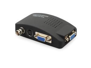 WERLEO CCTV Camera BNC S-Video VGA to VGA Converter Box PC to TV VGA Input to VGA Output Laptop Computer Monitor Converter Adapter for DVR DVD Player Support PAL NTS WERLEO CCTV Camera BNC S-Video VGA to VGA Converter Box PC to TV VGA Input to VGA Output Laptop Computer Monitor Converter Adapter for DVR DVD Player Support PAL NTS
