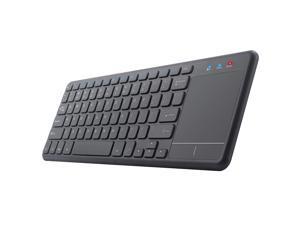 Werleo 2.4G Wireless Touch Keyboard USB Touchpad Media with Built-in Large Size Trackpad Mouse Black Werleo 2.4G Wireless Touch Keyboard USB Touchpad Media with Built-in Large Size Trackpad Mouse Black