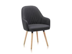 NOVIGO Home Modern Accent Chair with Solid Wooden Legs and Upholstered Seat Cushion for Living Rooms Bedrooms Dorm Apartment Dining Room Guestroom Home Office Task Chair Leisure Chair Accent Chair NOVIGO Home Modern Accent Chair with Solid Wooden Legs and Upholstered Seat Cushion for Living Rooms Bedrooms Dorm Apartment Dining Room Guestroom Home Office Task Chair Leisure Chair Accent Chair