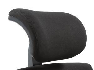 CLATINA 247 Series Adjustable Height Upholstered Headrest, Black CLATINA 247 Series Adjustable Height Upholstered Headrest, Black