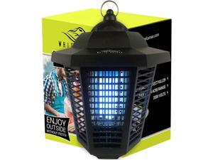 White Kaiman Electric Bug Zapper Outdoor Mosquito Lamp - High Powered 2000 Volt Grid & 20W UV Tube Insect Attracting Mosquitoes ~ Killer Waterproof Bug Zapper White Kaiman Electric Bug Zapper Outdoor Mosquito Lamp - High Powered 2000 Volt Grid & 20W UV Tube Insect Attracting Mosquitoes ~ Killer Waterproof Bug Zapper