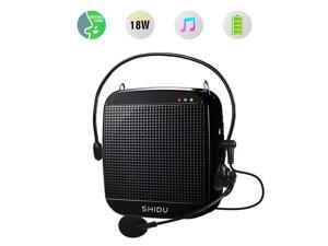 Portable Voice Amplifier 18W,Mini Voice Amplifier with Wired Microphone Headset Rechargeable Portable Microphone and Speaker PA System for Teachers,Singing,Classroom,Tour Guide,Elderly,Yoga Portable Voice Amplifier 18W,Mini Voice Amplifier with Wired Microphone Headset Rechargeable Portable Microphone and Speaker PA System for Teachers,Singing,Classroom,Tour Guide,Elderly,Yoga