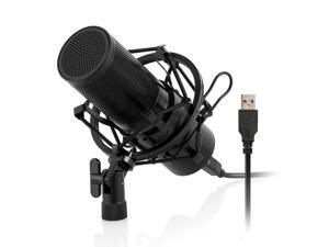 Professional Studio Condenser Microphone Computer PC Microphone Kit with Shock Mount USB Cable for PC Studio Recording Podcasting Youtube Karaoke Professional Studio Condenser Microphone Computer PC Microphone Kit with Shock Mount USB Cable for PC Studio Recording Podcasting Youtube Karaoke