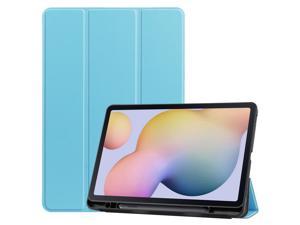 Galaxy Tab S8 Plus / S7 FE / S7 Plus Case with S Pen Holder [SM-X800/X806/T730/T736B/T970/T975] - Shockproof Stand Folio Case for Samsung Tab S8+ 2022/S7 FE 2021/S7 Plus 2020 12.4" Tablet