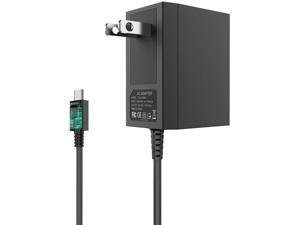 Switch Charger for Nintendo Switch and Switch Lite Charger, AC Power Supply Adapter Compatible with Nintendo Switch, 15V/2.6A Support TV Mode, Fast Charger for Nintendo Switch Switch Charger for Nintendo Switch and Switch Lite Charger, AC Power Supply Adapter Compatible with Nintendo Switch, 15V/2.6A Support TV Mode, Fast Charger for Nintendo Switch