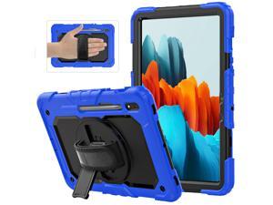 Samsung Galaxy Tab S7 Case 2020 Heavy Duty Shockproof Protective Cover with S Pen Holder Hand Strap Shoulder Strap Kickstand for Galaxy Tab S7 11 Inch 2020 Model SMT870 SMT875 SMT876