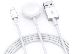 Apple Watch Charger iPhone Charging Cable 2 in 1 Charger Wireless Portable USB Charger Cord Compatible for Apple Watch Series SE/6/5/4/3/2/1 iPhone 12/11pro/XS/XR/8/7 Apple Watch Charger iPhone Charging Cable 2 in 1 Charger Wireless Portable USB Charger Cord Compatible for Apple Watch Series SE/6/5/4/3/2/1 iPhone 12/11pro/XS/XR/8/7
