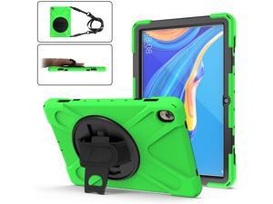 Case for Huawei MediaPad M5 10.8 / M5 Pro 10.8, Full Body Heavy Duty Shockproof Protective Cover with Stand, Handle Hand Strap & Shoulder Strap for MediaPad M5 / M5 Pro 10.8 inch 2018