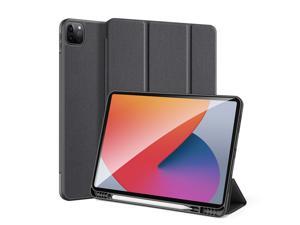 iPad Pro 12.9 inch Case 2021 with Pencil Holder, Slim Lightweight Trifold Standing Case (Pencil Charge+Auto Sleep/Wake+ Full Protective) Soft TPU Back Cover for iPad pro 12.9 2021 iPad Pro 12.9 inch Case 2021 with Pencil Holder, Slim Lightweight Trifold Standing Case (Pencil Charge+Auto Sleep/Wake+ Full Protective) Soft TPU Back Cover for iPad pro 12.9 2021