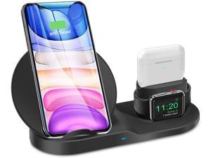 3 in 1 Wireless Charger for iPhone 1212 pro12 Pro Max1111 pro11 Pro MaxXsXS MaxXRX88PAirPodAirPod 2 AirPods Pro Watch Wireless Charging Station Stand for iWatch 123456