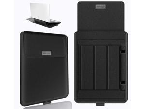 15.6 inch Laptop Sleeve Case with Laptop Stand, Computer Shock Resistant Bag with Mouse Pad for MacBook Pro 16" 15" 15.6" Dell Lenovo HP Asus Acer Samsung Sony Chromebook Computer