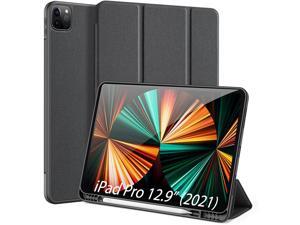 Case for iPad Pro 12.9 inch 5th Generation 2021 with Pencil Holder, Support iPad 2nd Pencil Charging,Full Protective Soft TPU Back Slim Trifold Case Cover for iPad Pro 12.9’’ 2021 Case for iPad Pro 12.9 inch 5th Generation 2021 with Pencil Holder, Support iPad 2nd Pencil Charging,Full Protective Soft TPU Back Slim Trifold Case Cover for iPad Pro 12.9’’ 2021