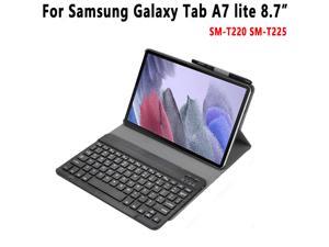 Wireless Keyboard Case for Samsung Galaxy Tab A7 Lite 87 inch 2021 Model SMT220 SMT225 Slim Lightweight Stand Cover with Magnetically Detachable Bluetooth Keyboard