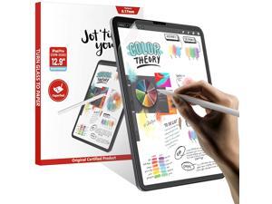 Paperfeel Screen Protector Compatible with iPad Pro 12.9 Inch 2021 & 2020 & 2018, iPad Pro 12.9 5th Generation Matte PET Film for Drawing Anti-Glare,Face ID Compatible, Paperfeel Film Paperfeel Screen Protector Compatible with iPad Pro 12.9 Inch 2021 & 2020 & 2018, iPad Pro 12.9 5th Generation Matte PET Film for Drawing Anti-Glare,Face ID Compatible, Paperfeel Film