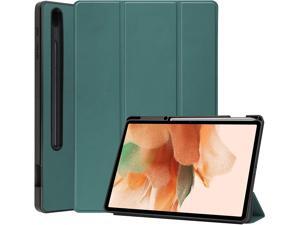 Trifold Stand Case for Samsung Galaxy Tab S7 FE / S7 Lite 12.4 Inch 2021 Model: SM-T730 SM-T736B with Auto Sleep/Wake and S Pen Holder Trifold Stand Case for Samsung Galaxy Tab S7 FE / S7 Lite 12.4 Inch 2021 Model: SM-T730 SM-T736B with Auto Sleep/Wake and S Pen Holder