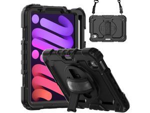 FD99915987 Case for iPad Mini 6th Generation 2021 8.3 Inch, Shockproof cover for iPad Mini 6 with Screen Protector Pencil Holder Kickstand Hand/Shoulder Strap