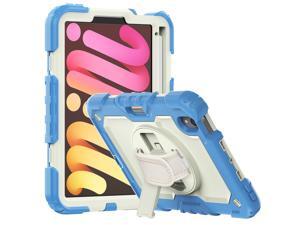 Case for iPad Mini 6th Generation 2021 8.3 Inch, Shockproof cover for iPad Mini 6 with Screen Protector Pencil Holder Kickstand Hand/Shoulder Strap Case for iPad Mini 6th Generation 2021 8.3 Inch, Shockproof cover for iPad Mini 6 with Screen Protector Pencil Holder Kickstand Hand/Shoulder Strap