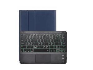 Bluetooth Touchpad Keyboard Case for Lenovo Tab P12 Pro / Xiaoxin Pad Pro 12.6 2021 Wireless Detachabe Keyboard Cover with 7 Color Backlights and Pencil Holder