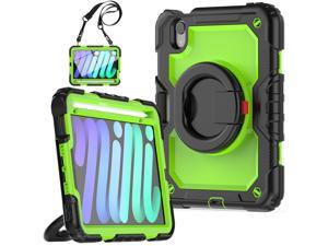 iPad Mini 6 Case 2021 8.3 Inch with Pencil Holder & Screen Protector for Kids Boys Girls & Business | Protective Heavy Duty iPad Mini 6th Generation Cover with Hand Shoulder Strap iPad Mini 6 Case 2021 8.3 Inch with Pencil Holder & Screen Protector for Kids Boys Girls & Business | Protective Heavy Duty iPad Mini 6th Generation Cover with Hand Shoulder Strap