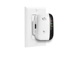 WiFi Range Extender/Wireless 300Mbps Access Point 2.4GHz High Speed Network Ap/Repeater Modes, with Ethernet Port WiFi Signal Internet Booster Compatible with Alexa, US Plug WiFi Range Extender/Wireless 300Mbps Access Point 2.4GHz High Speed Network Ap/Repeater Modes, with Ethernet Port WiFi Signal Internet Booster Compatible with Alexa, US Plug