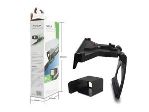 Kinect TV Mount Adujustable TV Clip Holder for Xbox One Xbox One S w Camera Cover