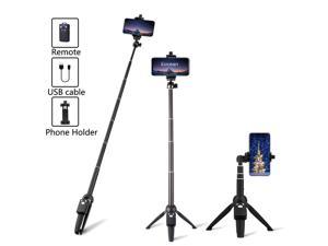 40inch Selfie Stick Tripod Extendable Selfie Stick Tripod Stand with Wireless Remote Compatible with iPhone XsXrXs MaxX88 PlusSamsung Galaxy Note 9S9HuaweiHonorGoogle and More
