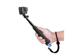 Selfie Stick Telescopic Pole Pocket Purse Size 719 for Gopro Hero 7 6 5 Session 5 Hero 4332 Black
