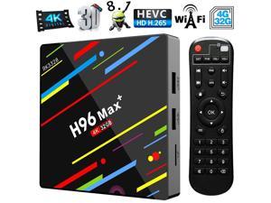 Newest 4G 32G TV Box h96 max TV Box Android 81 RK3328 4K Smart TV Box Support 24G5G Dual Wifi100M LANBT 403D H265 Gift Box