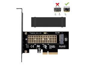 M.2 NVME to PCIe 3.0 x4 Adapter with Aluminum Heatsink Solution M.2 NVME to PCIe 3.0 x4 Adapter with Aluminum Heatsink Solution