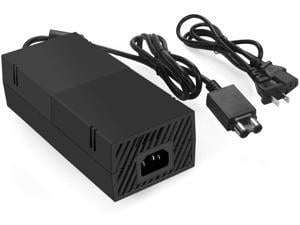 Xbox One Power Supply Brick with Power Cord,(Low Noise Version) AC Adapter Power Supply Charge for Xbox One Console, 100-240V Auto Voltage,Black