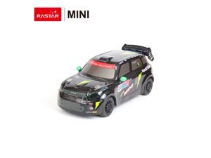 Mini Cooper Countryman JCW RX. Radio controlled car for children age from 7 years old. Made by Rastar. Official licensed car. Mini Cooper Countryman JCW RX. Radio controlled car for children age from 7 years old. Made by Rastar. Official licensed car.