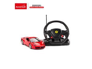 Ferrari 458 Italia. Radio controlled car for children age from 7 years old. Made by Rastar, Official licensed car. Scale 1:14.