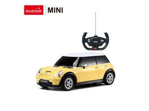 Mini Cooper. Scale 1:14. Radio controlled car for children age from 7 years old. Made by Rastar. Official licensed car. Mini Cooper. Scale 1:14. Radio controlled car for children age from 7 years old. Made by Rastar. Official licensed car.