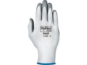 ANSELL 11-800 Hyflex Coated Gloves,Palm,2XL,Gray/White,PR ANSELL 11-800 Hyflex Coated Gloves,Palm,2XL,Gray/White,PR