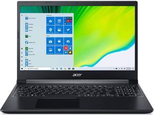 Acer Aspire 7 -15.6" FHD IPS ComfyView, Nvidia GeForce GTX 1650, Intel Core I7-10750H, 16GB RAM, 512GB SSD, Black, Windows 11, 1 Year Warranty