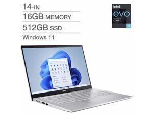 Refurbished Acer Swift 3 Ultra Thin  Light  14 FHD Intel Core I51240P 12 Core 16GB DDR4 RAM 512GB SSD Intel Iris XE OnBoard Graphic Finger Scanner Silver W11Home 1 Year Manufacturer Warranty