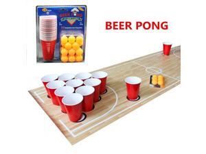 1 Set Entertainment Fun Party Ping Pong Game Party Game Throwing Drinking Props Beer Pong Set 24 Red Cups&yellow Ping Pong Balls 1 Set Entertainment Fun Party Ping Pong Game Party Game Throwing Drinking Props Beer Pong Set 24 Red Cups&yellow Ping Pong Balls