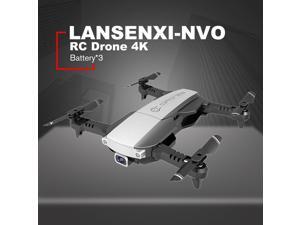 LANSENXI-NVO RC Drone 4K Camera WiFi Optical Flow Real Time Aerial Video RC Quadcopter Aircraft Toy With 3 Battery LANSENXI-NVO RC Drone 4K Camera WiFi Optical Flow Real Time Aerial Video RC Quadcopter Aircraft Toy With 3 Battery