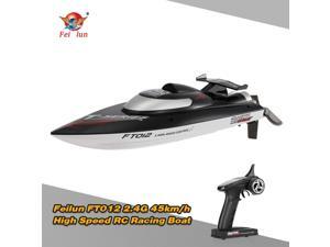 Feilun Boat FT012 2.4G Brushless 45km/h High Speed Racing Boat with Water Cooling Self-righting System vs Flytec Toys Feilun Boat FT012 2.4G Brushless 45km/h High Speed Racing Boat with Water Cooling Self-righting System vs Flytec Toys