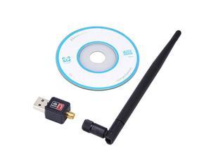 USB Wireless Wifi Adapter With 5dB Antenna 150Mbps LAN Network LAN Card Portable Mini Router For Desktop Laptop 802.11b/g/n