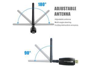 300Mbps Wireless USB WiFi Adapter + 3dBi WiFi Antenna Network Adapter 802.11n for Windows 7/8/10/Kali Linux GHMY 300Mbps Wireless USB WiFi Adapter + 3dBi WiFi Antenna Network Adapter 802.11n for Windows 7/8/10/Kali Linux GHMY
