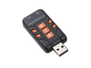 USB Sound Card 8.1 Channel Virtual Audio Adapter AmplifierShell White Black Sound Cards for PC Computer USB Sound Card 8.1 Channel Virtual Audio Adapter AmplifierShell White Black Sound Cards for PC Computer