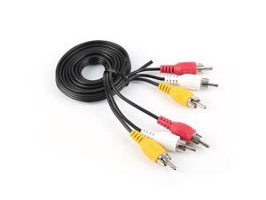 1.5M 3 RCA to RCA Audio Video Cable Male To Male 3RCA To 3RCA Audio Video AV Cable Cord Wire For DVD TV 1.5M 3 RCA to RCA Audio Video Cable Male To Male 3RCA To 3RCA Audio Video AV Cable Cord Wire For DVD TV