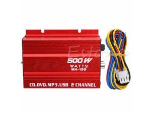 Mini Hi-Fi 500W 2 Channel Stereo Audio Amplifier For Car Auto Motorcycle Mini Hi-Fi 500W 2 Channel Stereo Audio Amplifier For Car Auto Motorcycle