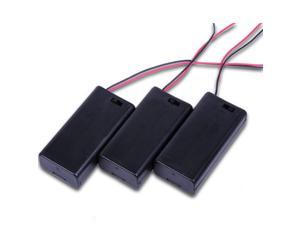 20pcs D Size DC 4 Cells Battery Power Supply Holder Holds Case Box with Wire DIY