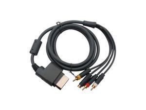 Gray AV Audio Video A/V + S-Video Cable Cord for Microsoft Xbox 360 Console Gray AV Audio Video A/V + S-Video Cable Cord for Microsoft Xbox 360 Console