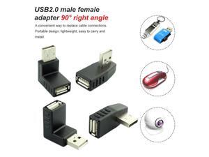 USB2.0 revolution female adapter 90° right angle USB adapter all-inclusive usb interface converter USB2.0 revolution female adapter 90° right angle USB adapter all-inclusive usb interface converter