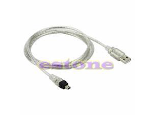 5ft USB To Firewire iEEE 1394 4 Pin iLink Adapter Cable 5ft USB To Firewire iEEE 1394 4 Pin iLink Adapter Cable