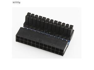 ATX 24Pin Female to 24pin Male 90 Degree Power Adapter Mainboard Motherboard 24 Pin Connector For Desktops PC Cable Power Supply ATX 24Pin Female to 24pin Male 90 Degree Power Adapter Mainboard Motherboard 24 Pin Connector For Desktops PC Cable Power Supply