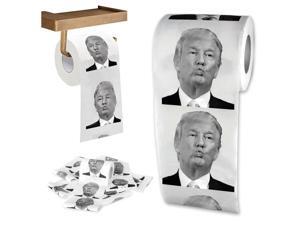 Hot Novelty Toilet Paper roll Donald Trump Humour Toilet Paper Roll Gag Gift Prank Joke tissue paper For home party Use Hot Novelty Toilet Paper roll Donald Trump Humour Toilet Paper Roll Gag Gift Prank Joke tissue paper For home party Use